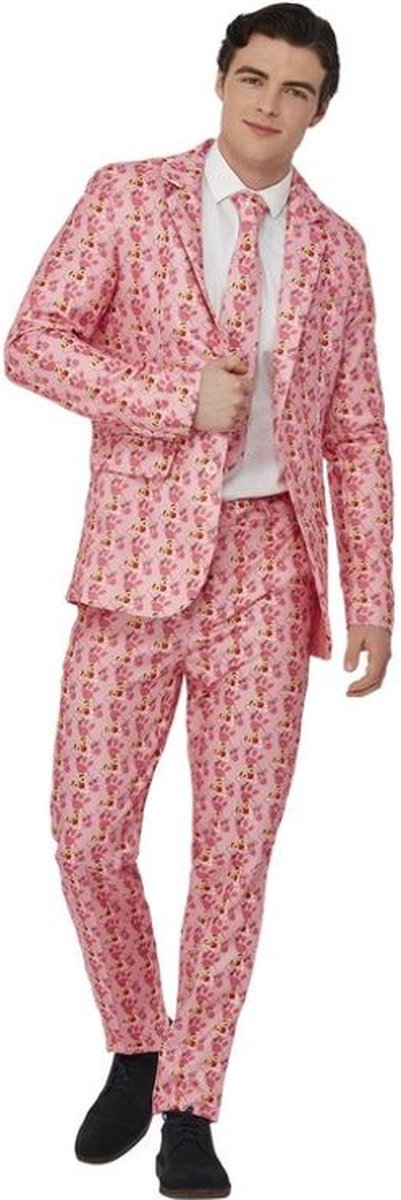 Pink Panther Kostuum | Komische Roze Pink Panther | Man | Medium | Carnaval kostuum | Verkleedkleding